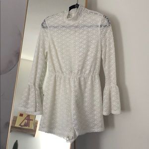 Mink Pink lace romper